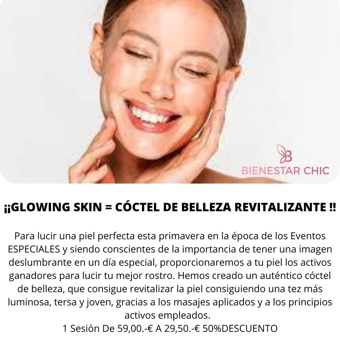 Cóctel de belleza revitalizante tratamiento facial Madrid