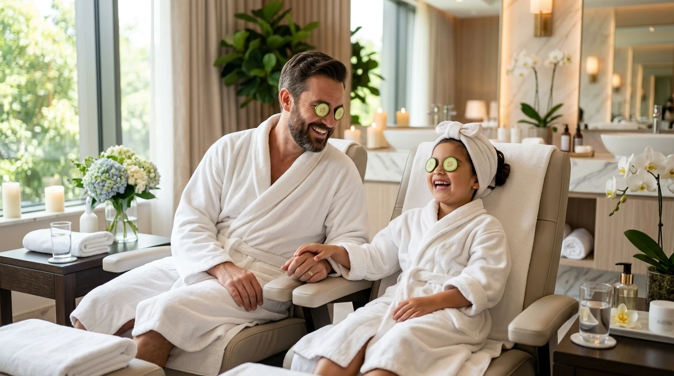 Experiencia Mi Papi y Yo en Madrid spa padre e hijo en Bienestar Chic
