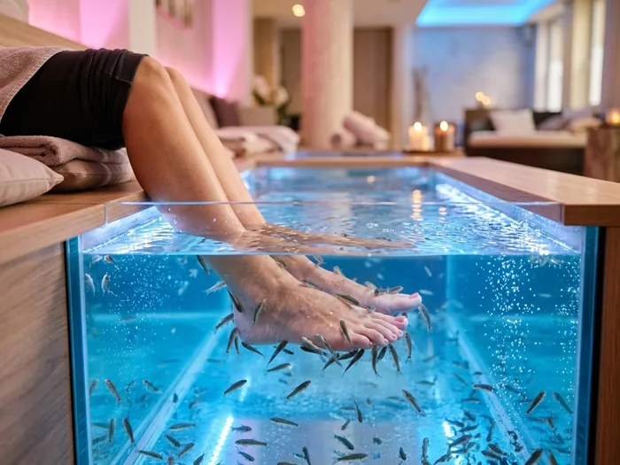 Ictioterapia Fish Spa en Madrid centro con auténticos peces Garra Rufa