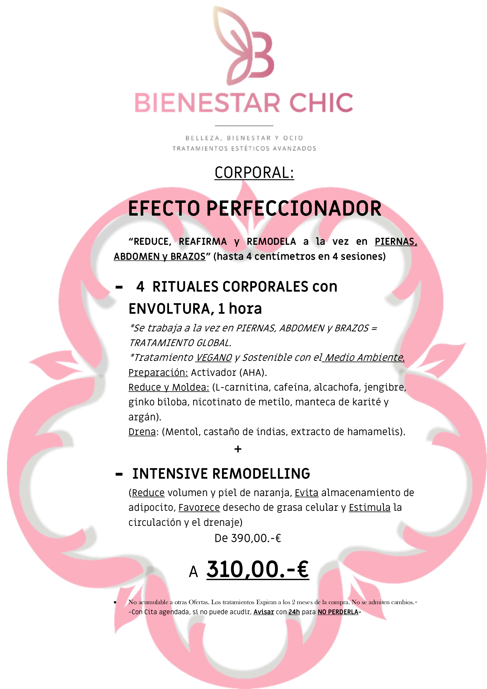 Menú Corporal Efecto Perfeccionador