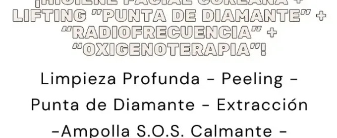 aparotologia facial coreana oxigenoterapia y carboxiterapia sin agujas