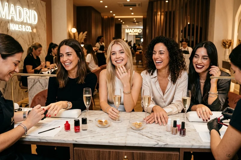 Nails Bar: Manicura y Pedicura en Fiesta de Belleza Madrid