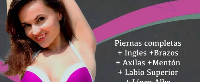 fotodepilacion facial precisión en labio superior y mentón femenino