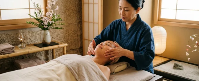 Masaje facial Kobido Madrid lifting manual japones y activacion de colageno