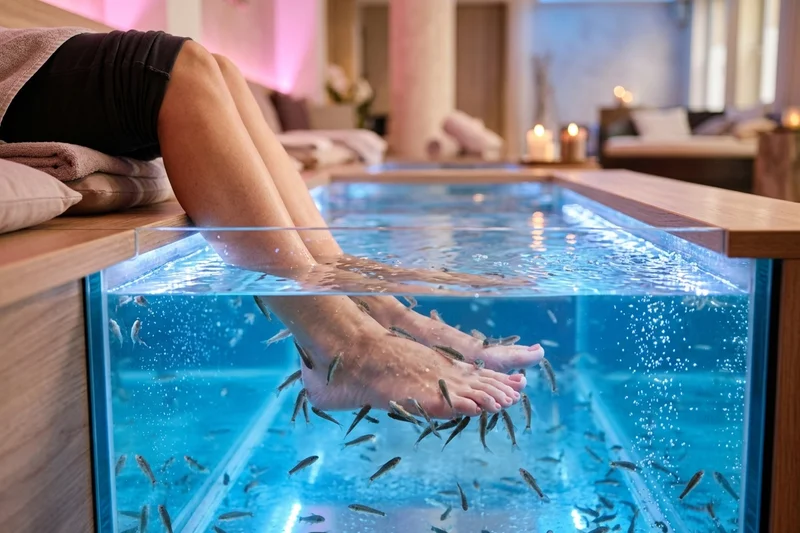 Fish pedicure con peces Garra Rufa e ictioterapia en Madrid