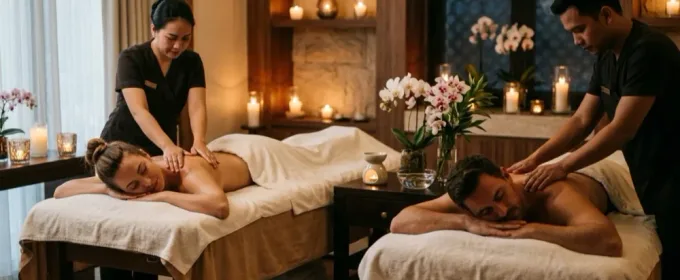 Spa y masaje en pareja Madrid circuito sensorial de ictioterapia y relax